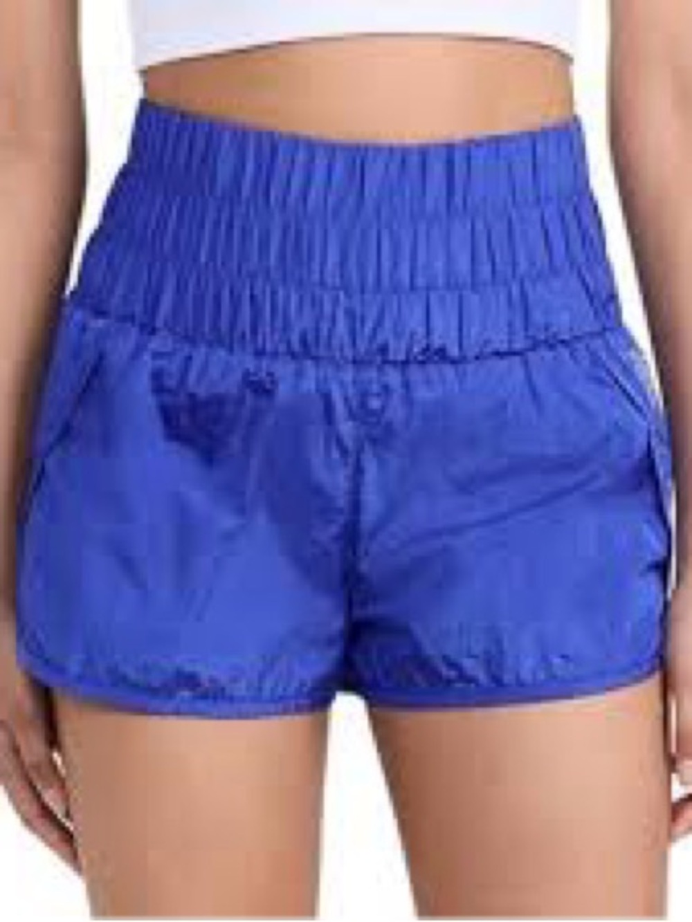 Free People FP Movement The Way Home shorts violet blue size medium EUC